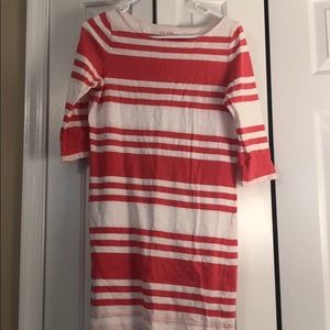 Lilly Pulitzer Cassie Coral Skipper Stripe Dress
